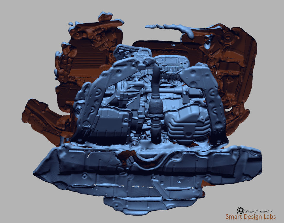 3D Scanning – engine block