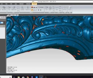 Quét 3D bề mặt tượng gỗ sử dụng máy quét 3D cầm tay Thunk3D Fisher