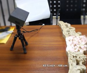 Quét 3D bề mặt tượng gỗ sử dụng máy quét 3D cầm tay Thunk3D Fisher