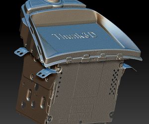 Quét 3D màn hình ôtô bằng máy quét Thunk3D Fisher W